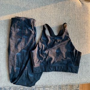 Varley active set-leggings small and bra m